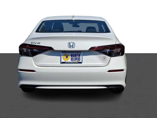 Platinum White Pearl 2025 Honda Civic LX