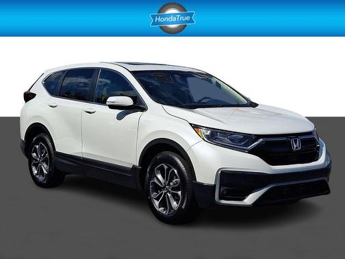 Platinum White Pearl 2021 Honda CR-V AWD EX-L