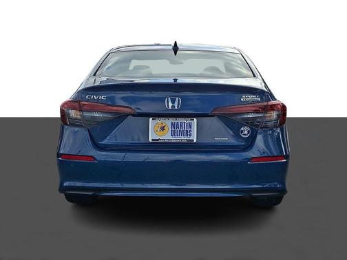 Blue Lagoon Pearl 2025 Honda Civic Hybrid Sport