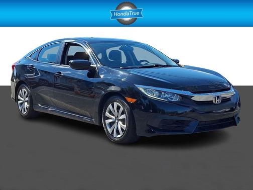 Crystal Black Pearl 2017 Honda Civic LX
