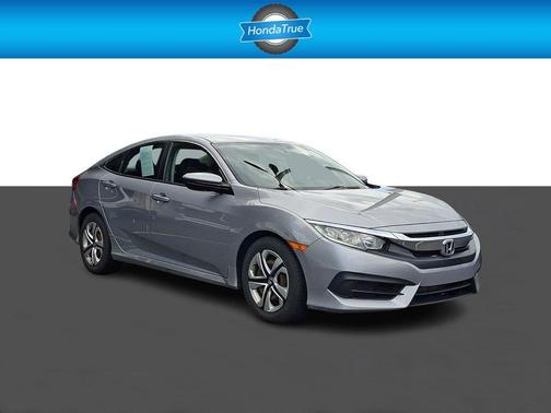 Lunar Silver Metallic 2016 Honda Civic LX