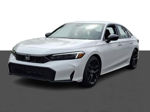 Platinum White Pearl 2026 Honda Civic Sport