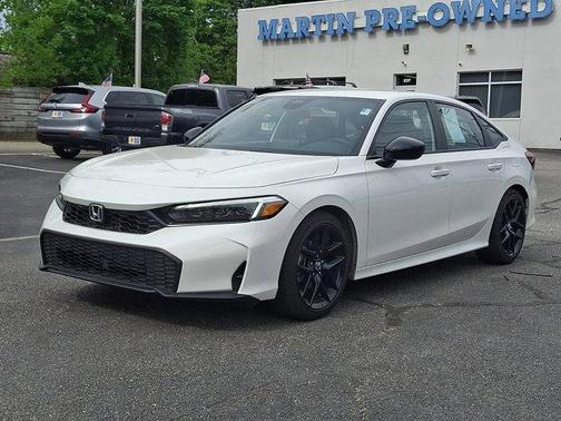 Platinum White Pearl 2026 Honda Civic Sport