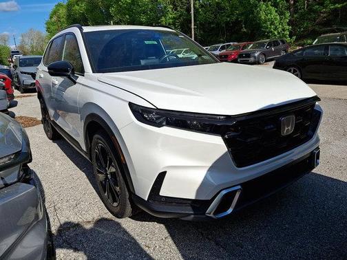 Platinum White Pearl 2026 Honda CR-V Hybrid Sport Touring AWD