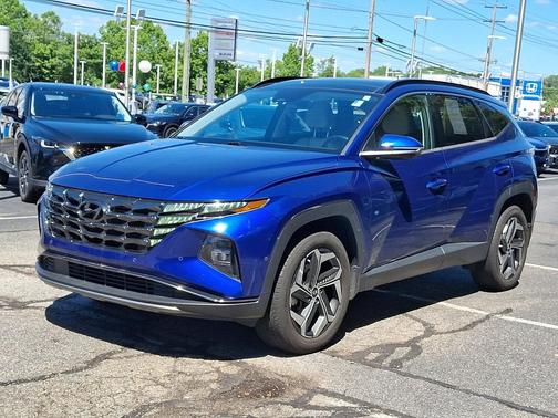 Intense Blue 2022 Hyundai TUCSON Limited