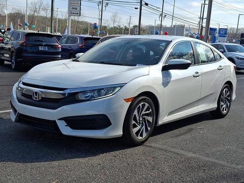 White Orchid Pearl 2016 Honda Civic EX