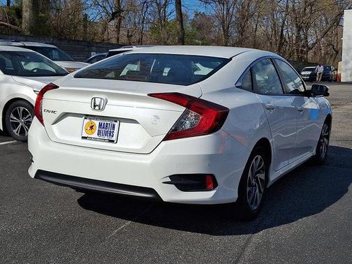 White Orchid Pearl 2016 Honda Civic EX
