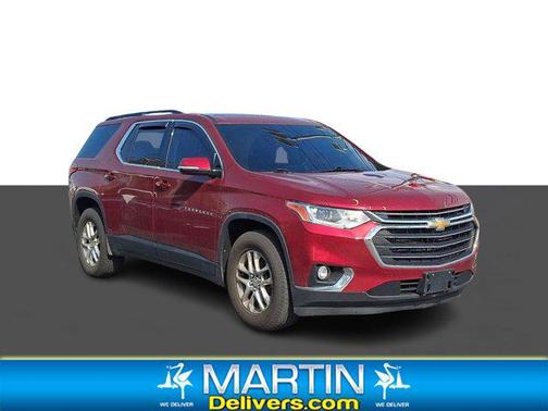 Cajun Red Tintcoat 2019 Chevrolet Traverse LT Cloth