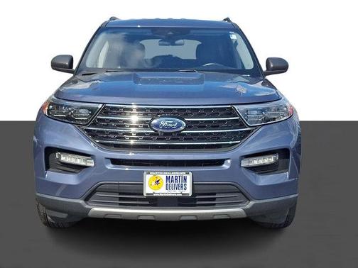 Infinite Blue Metallic Tinted Clearcoat 2021 Ford Explorer XLT