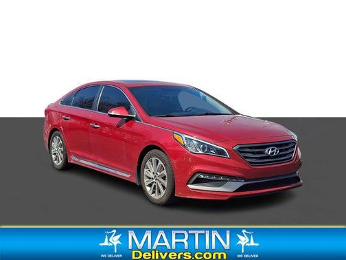 Scarlet Red 2017 Hyundai SONATA Sport