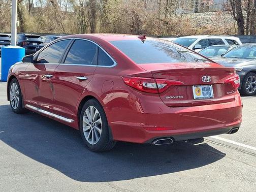 Scarlet Red 2017 Hyundai SONATA Sport