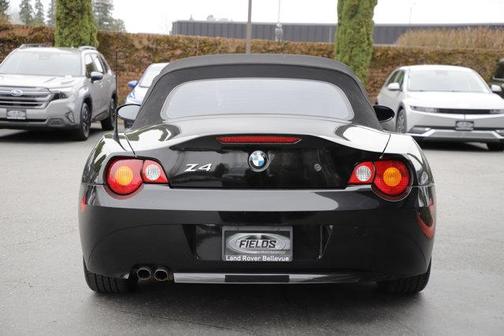 Jet Black 2004 BMW Z4 2.5i Roadster