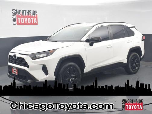 Super White 2021 Toyota RAV4 LE