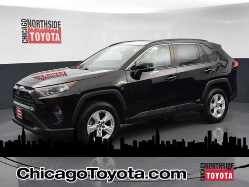 Midnight Black Metallic 2021 Toyota RAV4 Hybrid XLE