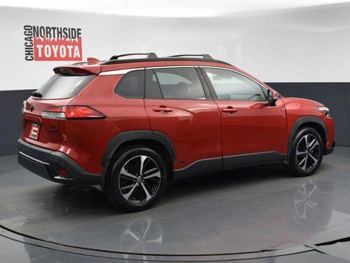 Barcelona Red Metallic 2023 Toyota Corolla Hybrid SE