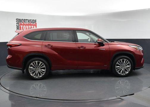 Ruby Flare Pearl 2021 Toyota Highlander Hybrid Platinum