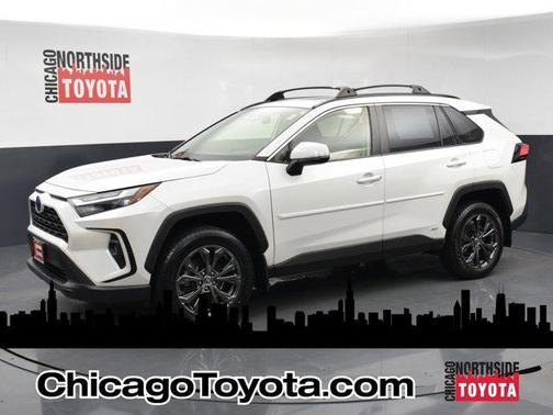 Wind Chill Pearl 2023 Toyota RAV4 Hybrid XLE Premium