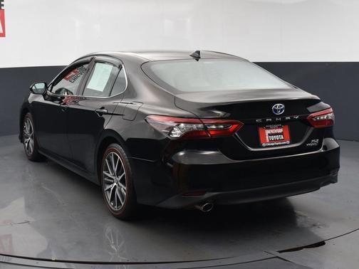 Midnight Black Metallic 2023 Toyota Camry Hybrid XLE