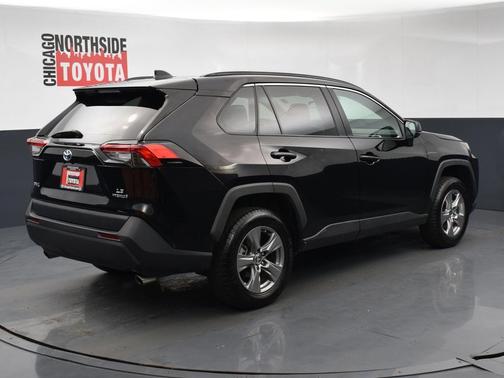 Midnight Black Metallic 2024 Toyota RAV4 Hybrid LE