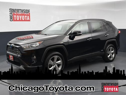 Midnight Black Metallic 2020 Toyota RAV4 Hybrid Limited