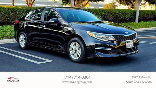 Ebony Black 2018 Kia Optima LX