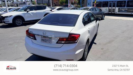 Taffeta White 2014 Honda Civic LX