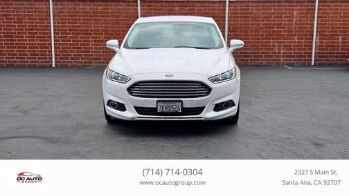 White Platinum Metallic Tri-Coat 2015 Ford Fusion SE