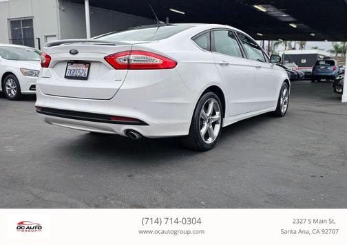White Platinum Metallic Tri-Coat 2015 Ford Fusion SE