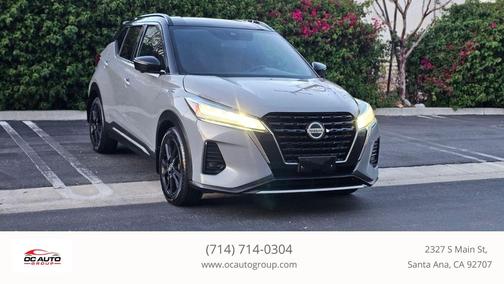 Gray 2021 Nissan Kicks SR