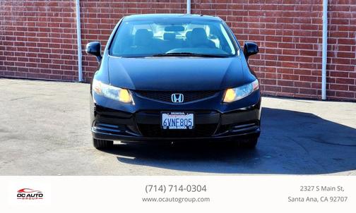 Crystal Black Pearl 2012 Honda Civic LX
