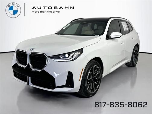Mineral White Metallic 2025 BMW X3 30 xDrive