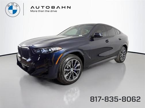 Carbon Black Metallic 2026 BMW X6 xDrive40i