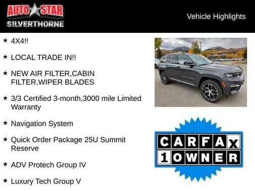 2022 Jeep Grand Cherokee Summit