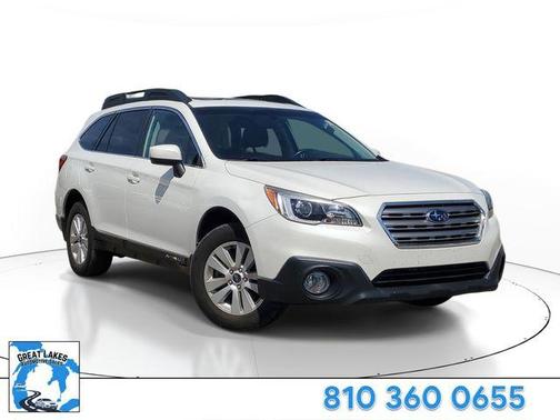 Crystal White Pearl 2015 Subaru Outback 2.5i Premium