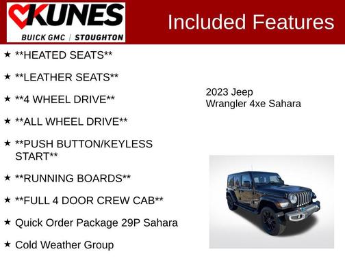 2023 Jeep Wrangler 4xe Sahara