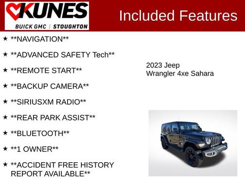 2023 Jeep Wrangler 4xe Sahara