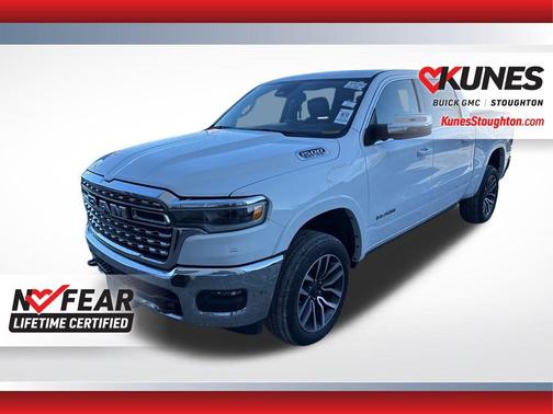 Bright White Clearcoat 2025 RAM 1500 Longhorn