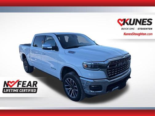 Bright White Clearcoat 2025 RAM 1500 Longhorn