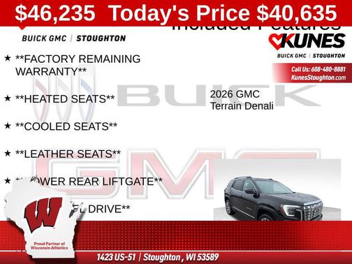 Ebony Twilight Metallic 2026 GMC Terrain Denali