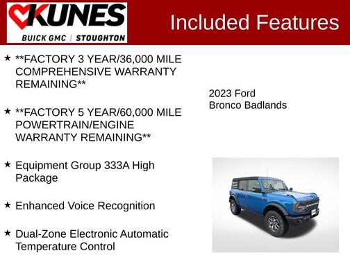 2023 Ford Bronco Badlands