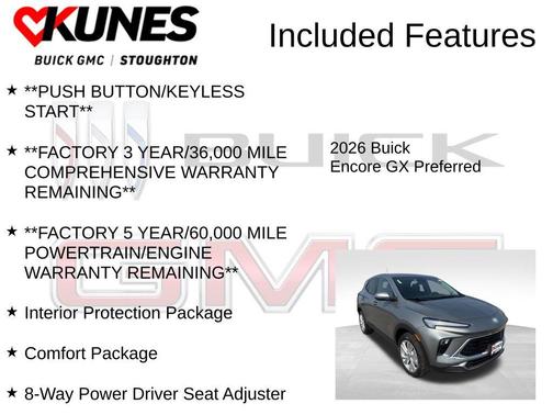 Moonstone Gray Metallic 2026 Buick Encore GX Preferred