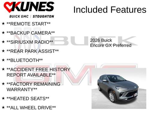 Moonstone Gray Metallic 2026 Buick Encore GX Preferred