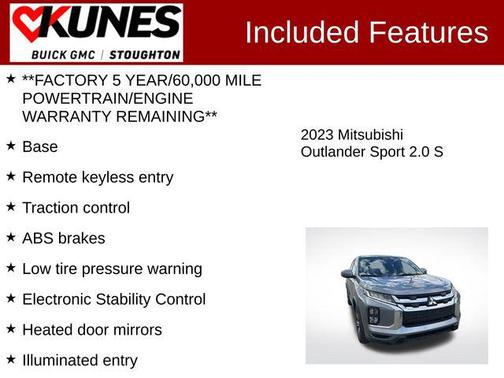 2023 Mitsubishi Outlander Sport 2.0 S