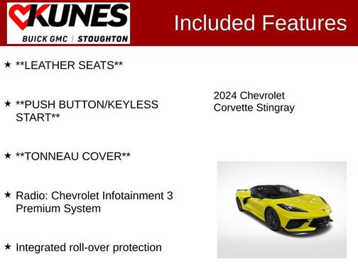 2024 Chevrolet Corvette Stingray w/2LT