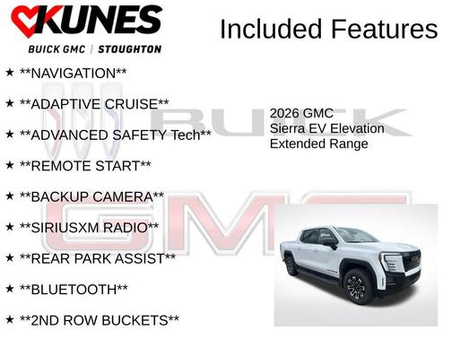2026 GMC Sierra EV Extended Range Elevation
