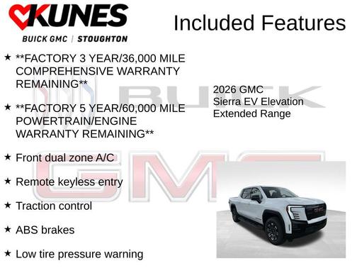 2026 GMC Sierra EV Extended Range Elevation