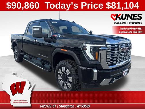 Onyx Black 2026 GMC Sierra 2500 Denali