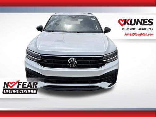Opal White 2023 Volkswagen Tiguan 2.0T SE R-Line Black