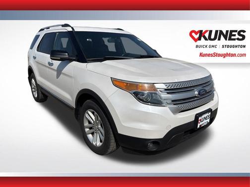 White Platinum Metallic Tri-Coat 2013 Ford Explorer XLT
