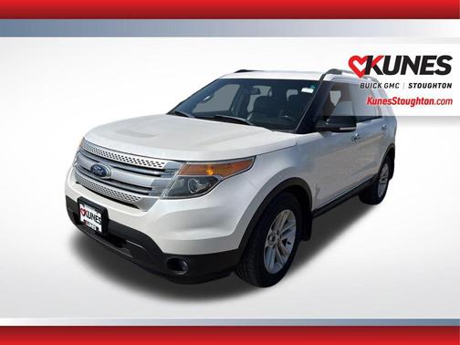 White Platinum Metallic Tri-Coat 2013 Ford Explorer XLT